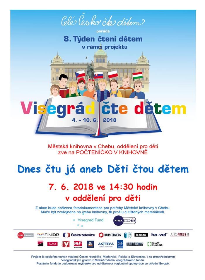 Cheb: Knihovna zve na akci Děti čtou dětem