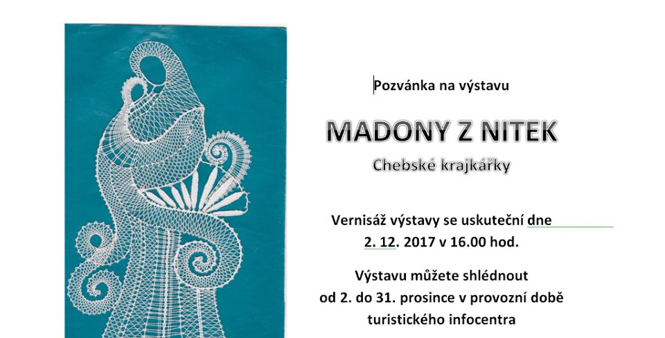 obrázek: Cheb: Krajkářky zvou na výstavu
