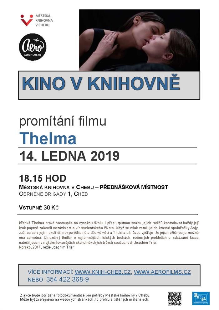 Cheb: Letošní cyklus Kino v knihovně odstartuje thriller Thelma