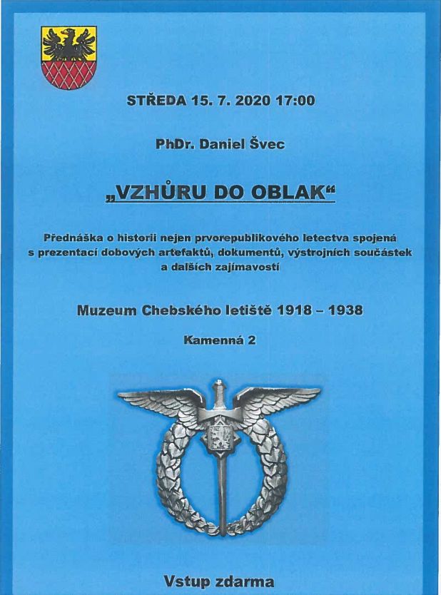 obrázek: Cheb: Muzeum zve na přednášku Vzhůru do oblak