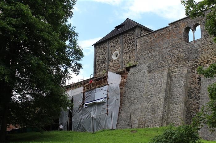 obrázek: Cheb: Na hradě začala další fáze obnovy