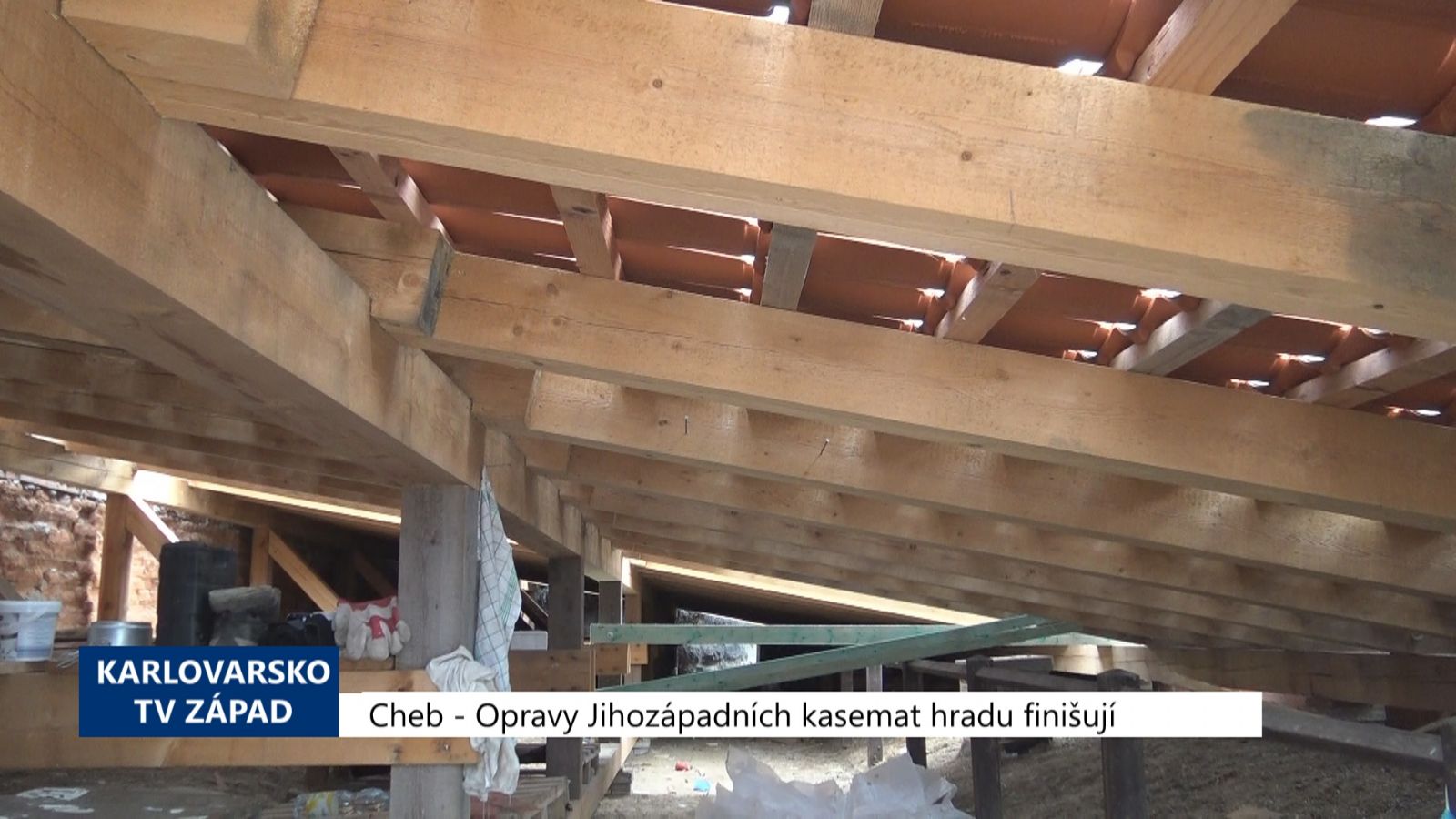 Cheb: Opravy Jihozápadních kasemat hradu finišují (TV Západ)	