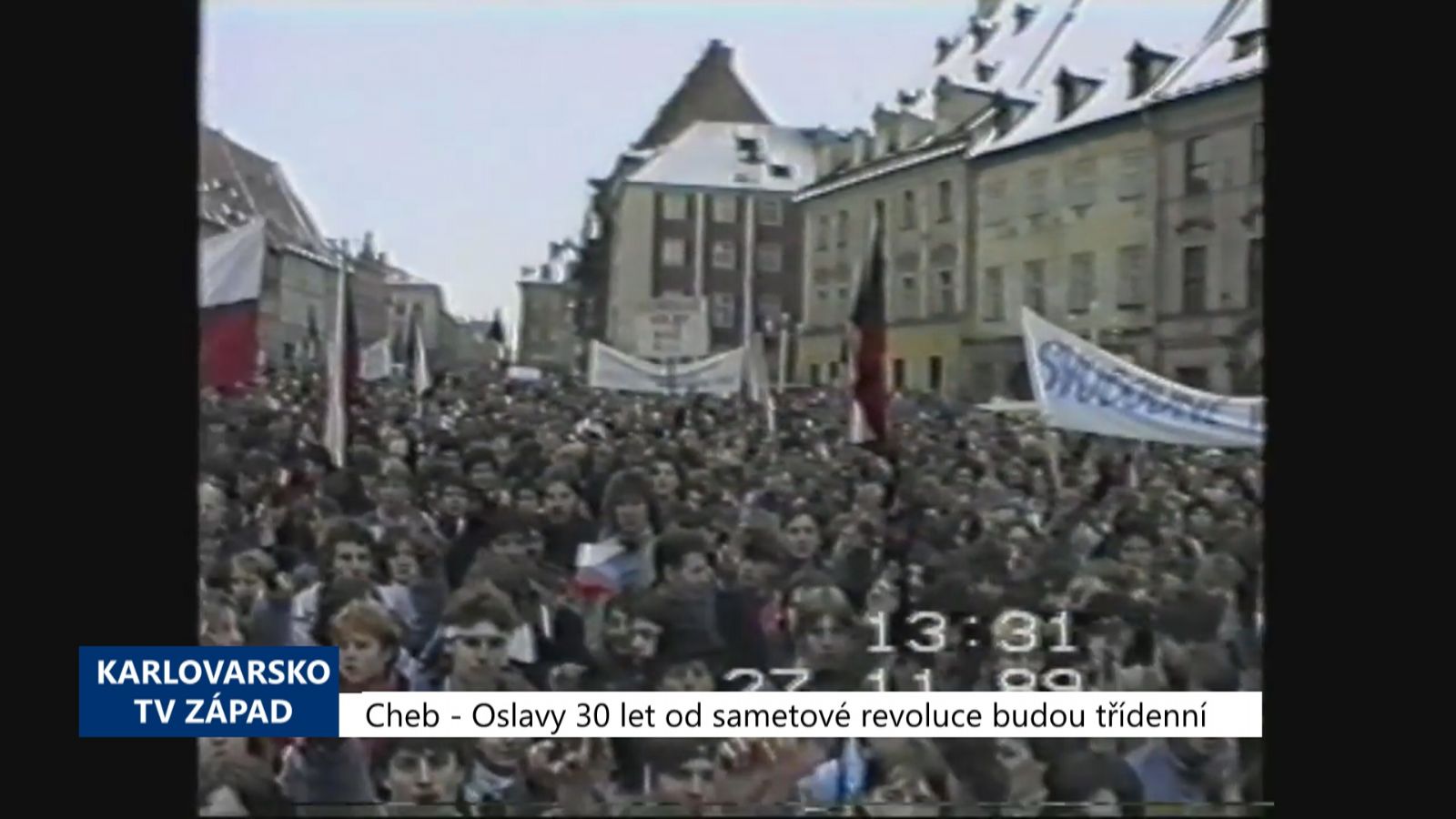 Cheb: Oslavy 30 let od sametové revoluce budou třídenní (TV Západ)