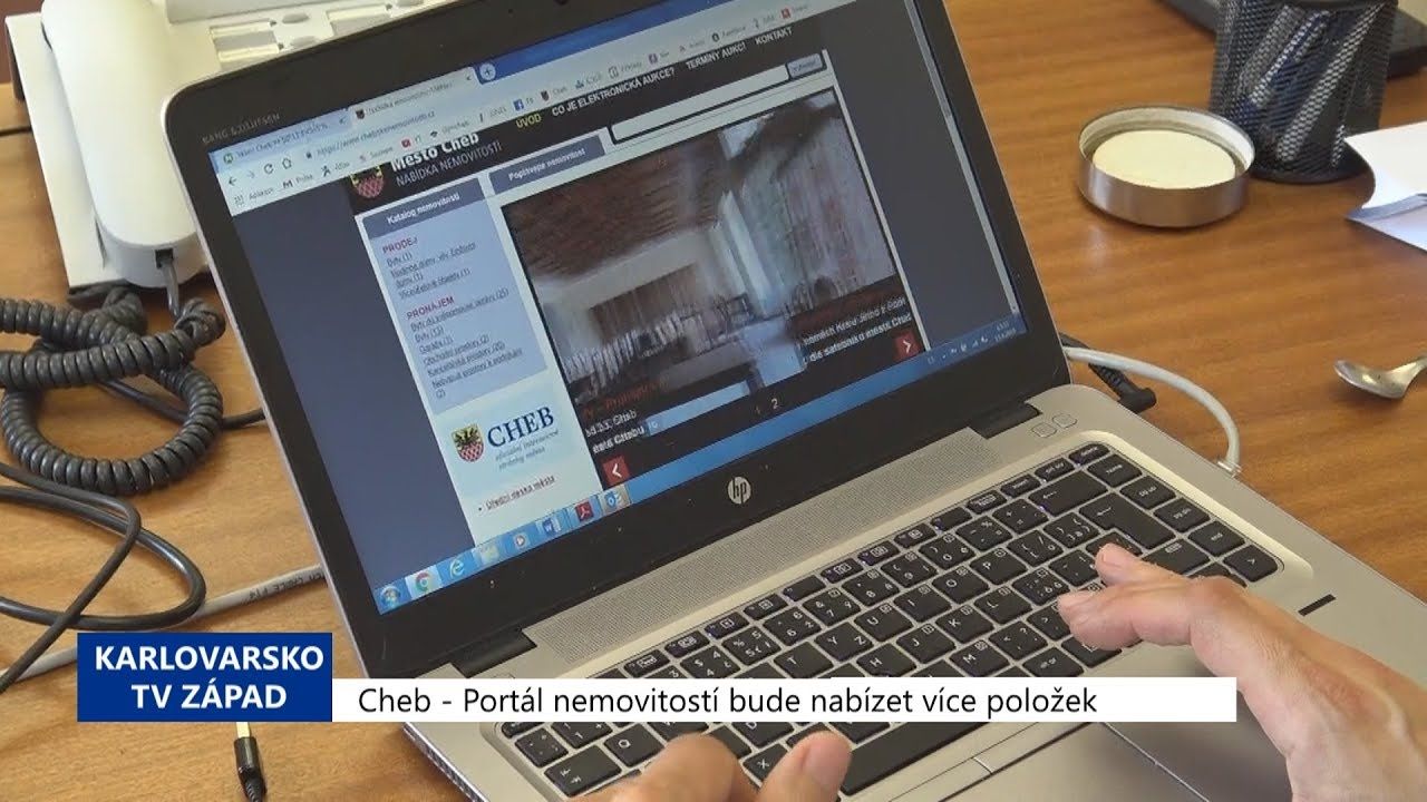Cheb: Portál nemovitostí bude nabízet více položek (TV Západ)