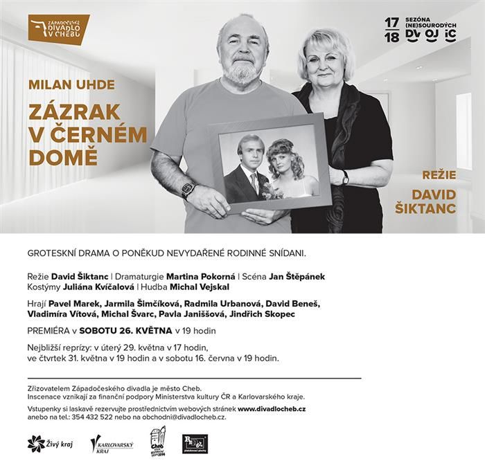 Cheb: Premiéra Zázraku v černém domě se uskuteční příští sobotu