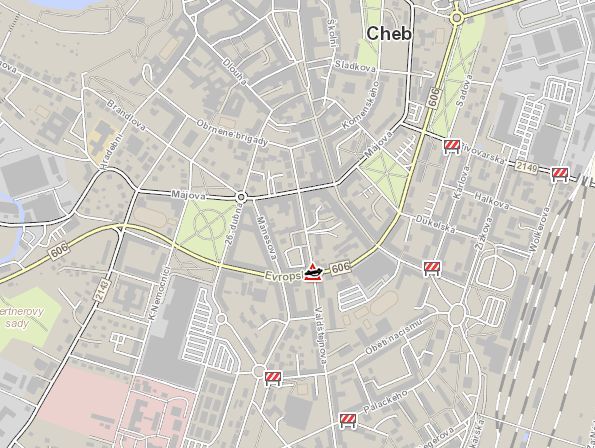 Cheb: Střet dvou vozidel