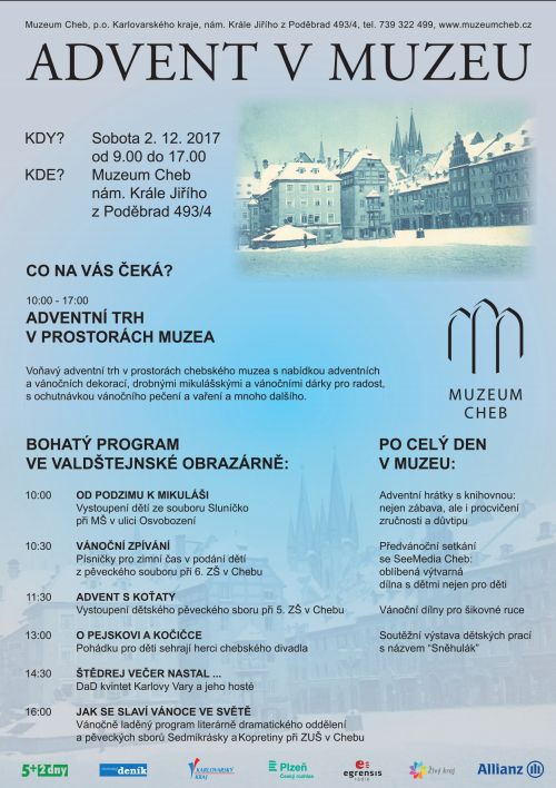 obrázek: Cheb: Tradiční Advent v muzeu se blíží