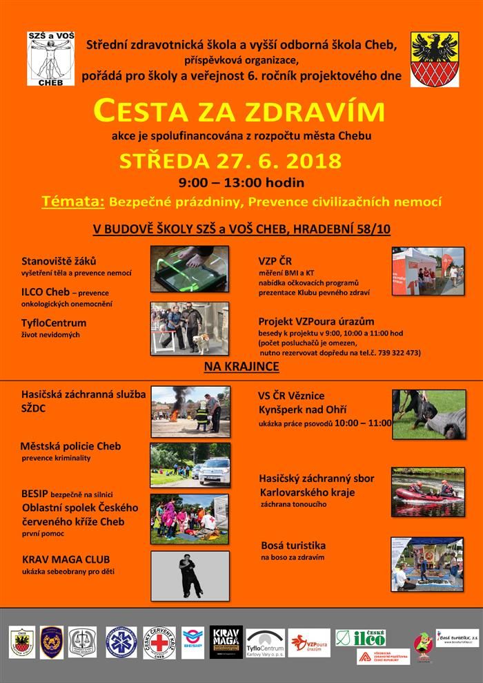 Cheb: Zítra se ve městě koná Cesta za zdravím