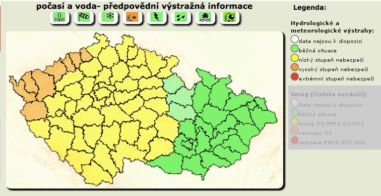 obrázek: ČHMÚ vydal novou výstrahu na náledí