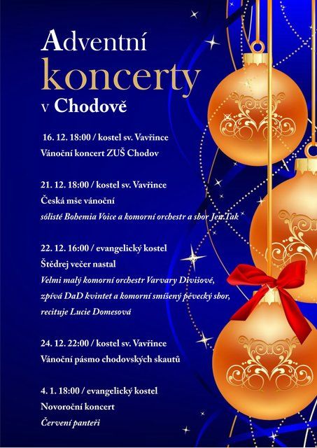 Chodov: Adventní koncerty