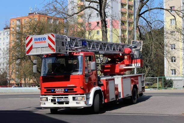 Chodov: Do města se vrátil automobilový žebřík