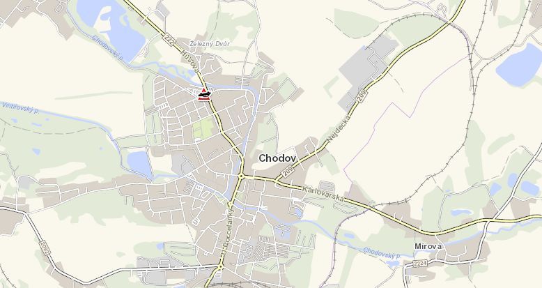 Chodov: Střet dvou vozidel