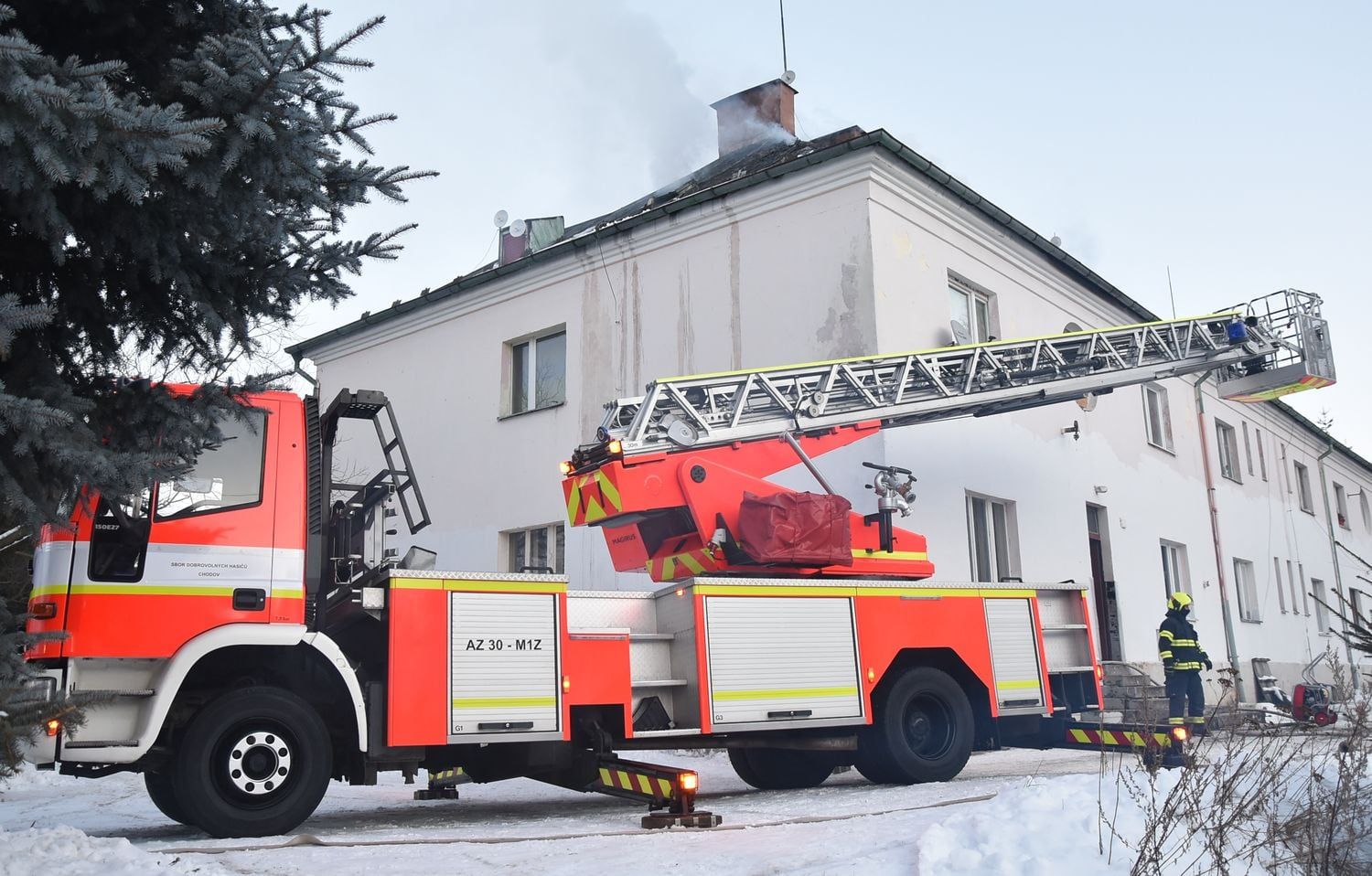 obrázek: Chodov: Zásah prověřil záchranný systém