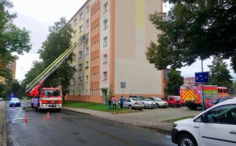 Chodov: Žebřík pomáhá nejen při záchraně lidí
