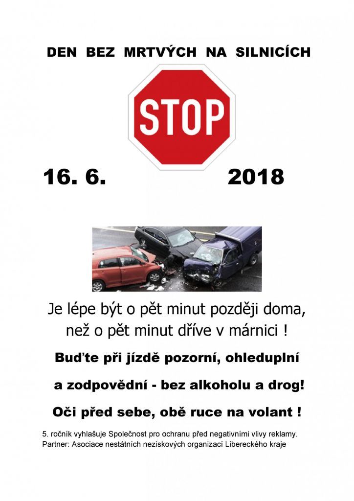 Den bez mrtvých na silnicích