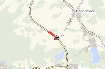 Děpoltovice: Střet dvou vozidel