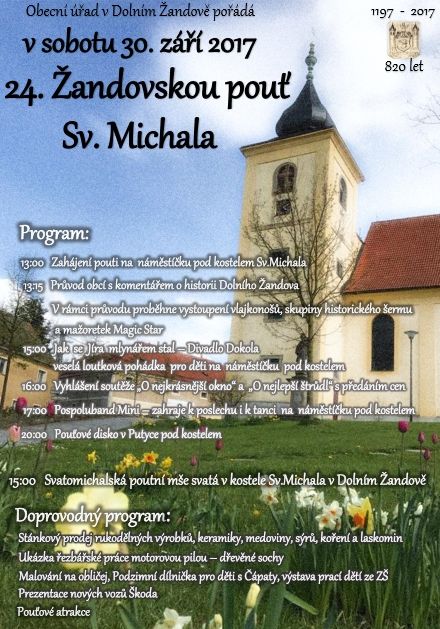 Dolní Žandov: Obec zve na pouť