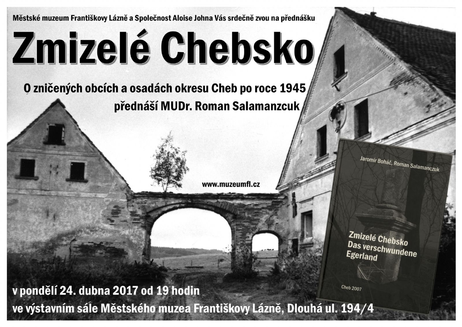 obrázek: Františkovy Lázně: Muzeum zve na přednášku Zmizelé Chebsko