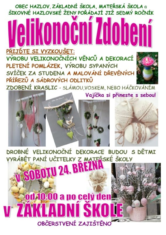 Hazlov: Velikonoční vyrábění 