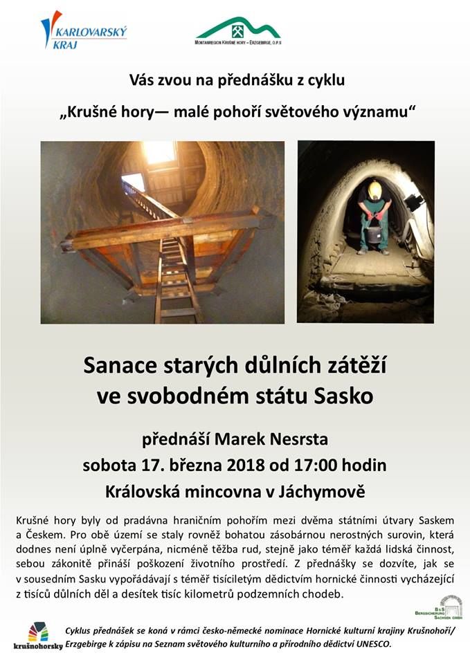 Jáchymov: V sobotu se koná přednáška Marka Nesrsty