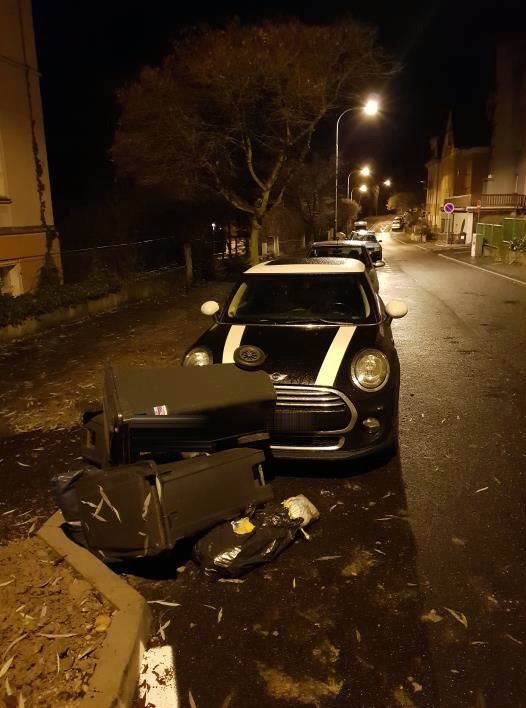 obrázek: Karlovy Vary: Na vozidlo házel popelnice. Škoda 20 tisíc