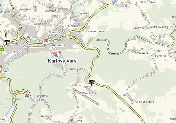 obrázek: Karlovy Vary: Pozor! Částečná uzavírka silnice I-6 