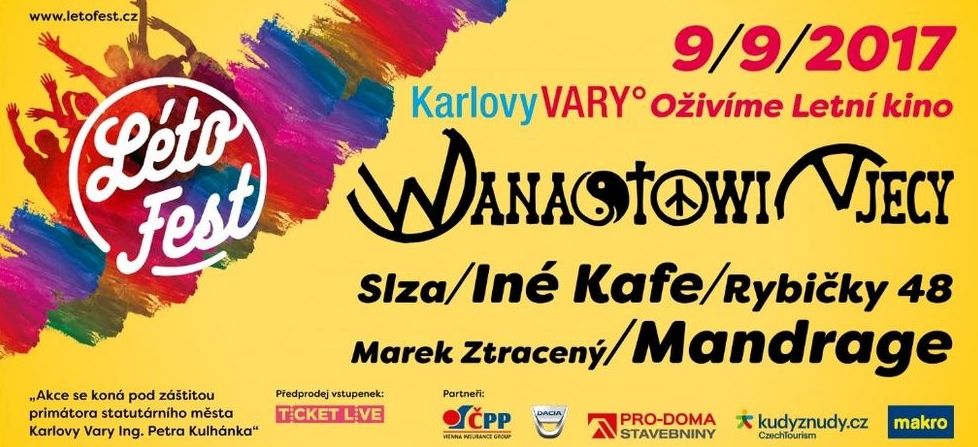Karlovy Vary: Příští sobotu se bude konat Létofest
