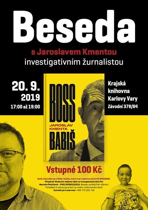 obrázek: Karlovy Vary: V září proběhne charitativní beseda s Jaroslavem Kmentou 