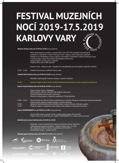 obrázek: Karlovy Vary: Ve městě odstartuje letošní ročník Festivalu muzejních nocí