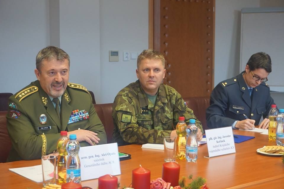 obrázek: Kraj navštívil náčelník Generálního štábu Armády ČR