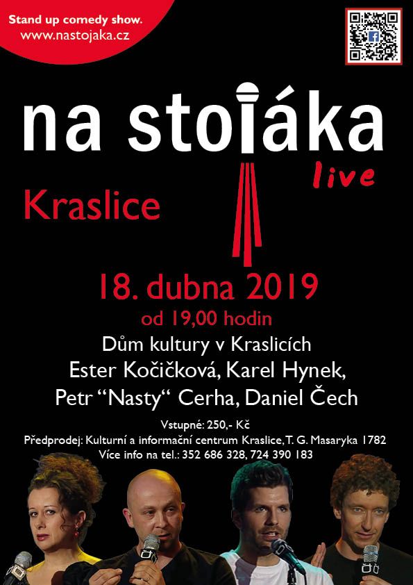 obrázek: Kraslice: Kulturní dům pobaví Stand up comedy show 