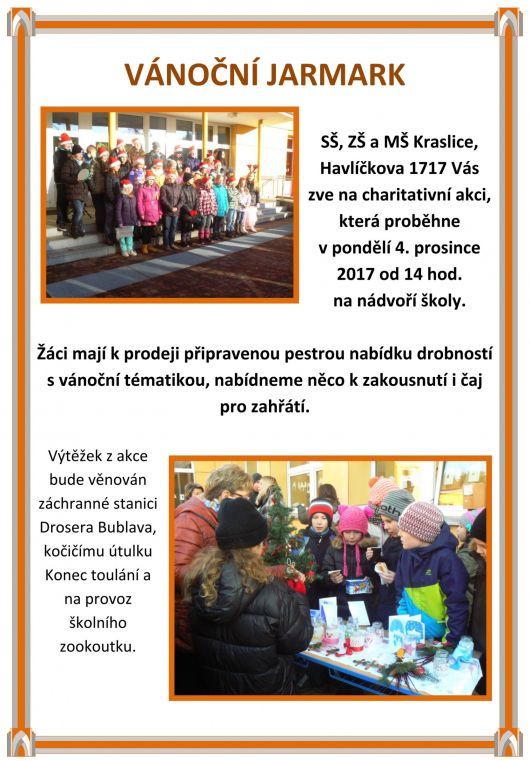 obrázek: Kraslice: Ve městě se bude konat Vánoční jarmark