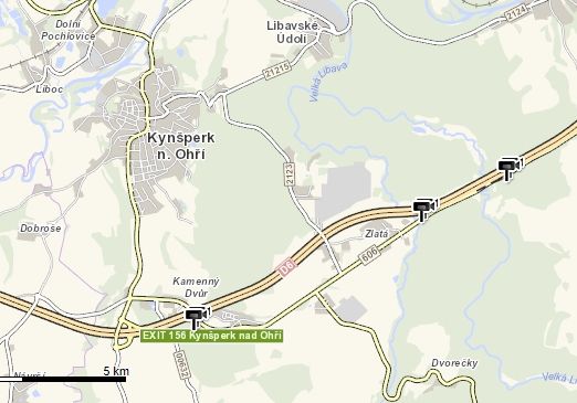 Kynšperk, Zlatá: Řidič motocyklu nezvládl řízení, je v kritickém stavu