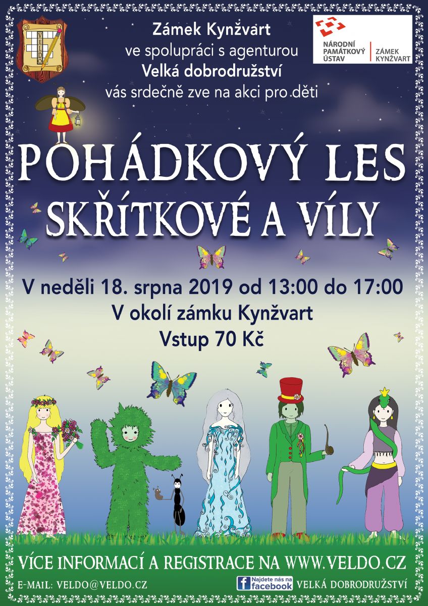Kynžvart: U zámku potěší děti skřítkové a víly