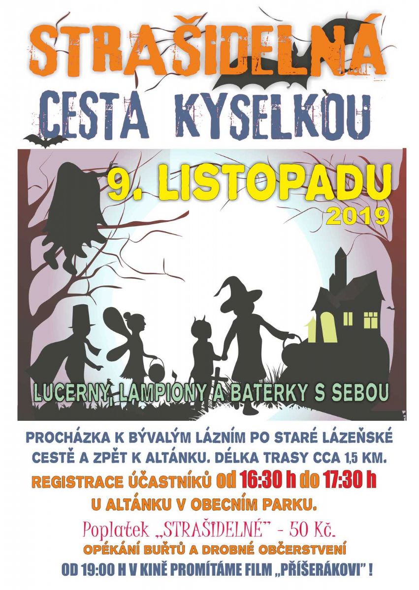 obrázek: Kyselka: Strašidelná cesta obcí