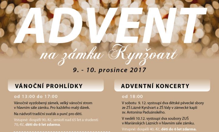 obrázek: Lázně Kynžvart: Oslavte Advent na zámku
