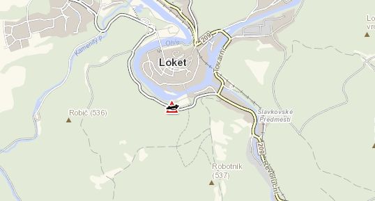 obrázek: Loket: Autobus narazil do svodidel