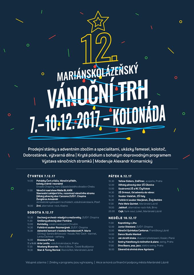 Mariánské Lázně: Kolonádu oživí vánoční trh
