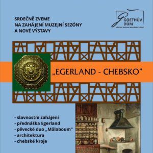 obrázek: Mariánské Lázně: Muzeum zve na zahájení výstavy Egerland – Chebsko