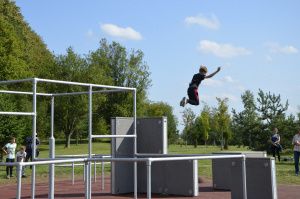 obrázek: Mariánské Lázně: Parkourové hřiště slouží sportovní veřejnosti