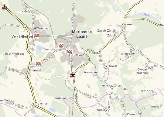obrázek: Mariánské Lázně: Pozor! Nehoda se zraněním