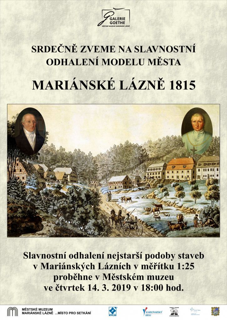 Mariánské Lázně: V muzeu bude slavnostně odhalen model města roku 1815
