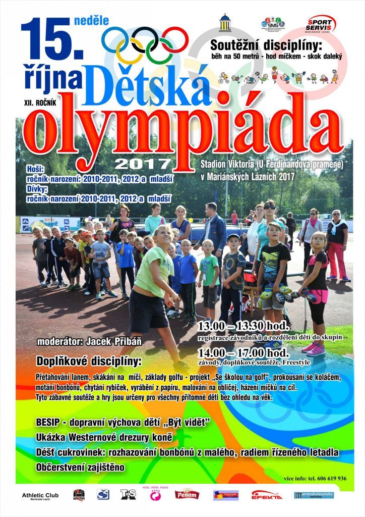 obrázek: Mariánské Lázně:  Zítra se koná Dětská olympiáda