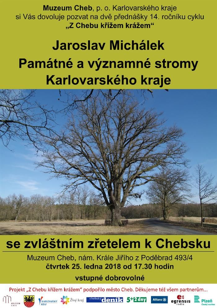 obrázek: Muzeum zve na přednášku o známých i neznámých velikánech mezi stromy Chebska