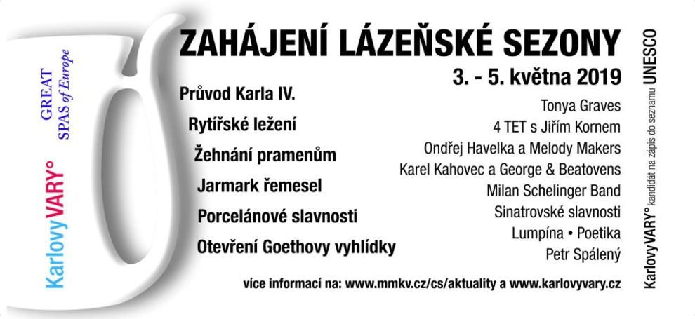 Nepřízeň počasí mění program zahájení karlovarské lázeňské sezóny