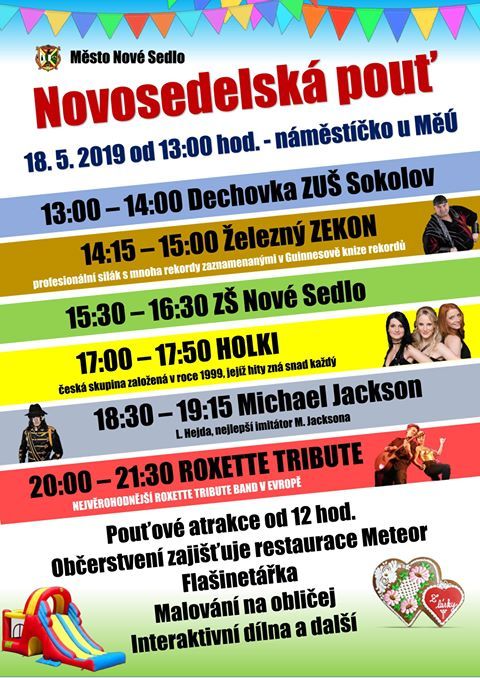 Nové Sedlo: V sobotu se bude konat pouť