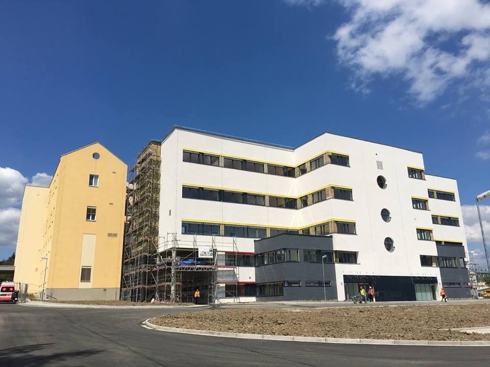 Novostavba pavilonu A1 chebské nemocnice je hotova