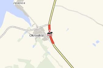Okrouhlá: Poblíž obce havarovalo vozidlo