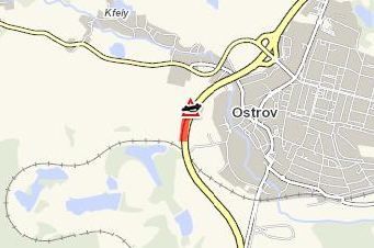 obrázek: Ostrov: Pozor! Nehoda motorkáře