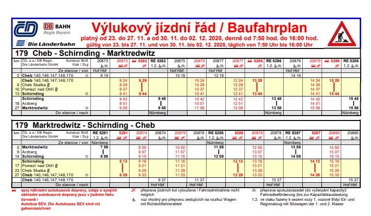 obrázek: Region: Aktuální přehledy výluk na železnici